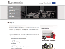 Tablet Screenshot of progressive-motorsport.com